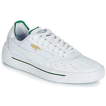 Sko Herre Lave sneakers Puma CALI.WH-AMAZON GREEN-WH Hvid / Grøn