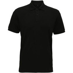 textil Herre Polo-t-shirts m. korte ærmer Asquith & Fox AQ005 Black