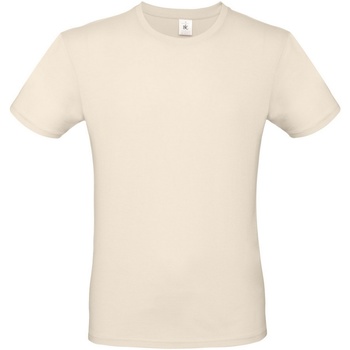 textil Herre Langærmede T-shirts B And C TU01T Hvid