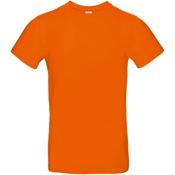 textil Herre Langærmede T-shirts B And C TU03T Orange
