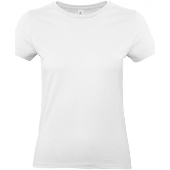 textil Dame T-shirts m. korte ærmer B And C E190 Hvid