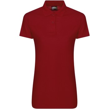 textil Dame Polo-t-shirts m. lange ærmer Pro Rtx RX05F Rød