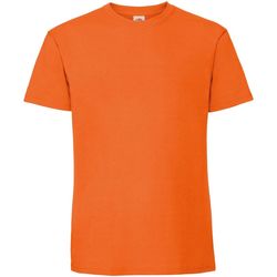 textil Herre T-shirts m. korte ærmer Fruit Of The Loom 61422 Orange