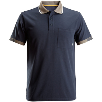 textil Herre Polo-t-shirts m. korte ærmer Snickers SI076 Blå