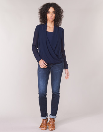 textil Dame Lige jeans Le Temps des Cerises PULP REGULAR Blå