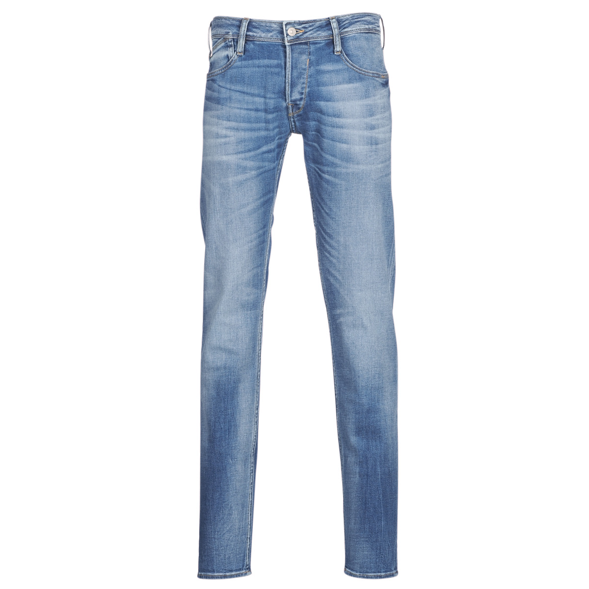 textil Herre Smalle jeans Le Temps des Cerises 711 Blå