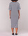 textil Dame Lange kjoler Noisy May NMMAYDEN Sort / Hvid