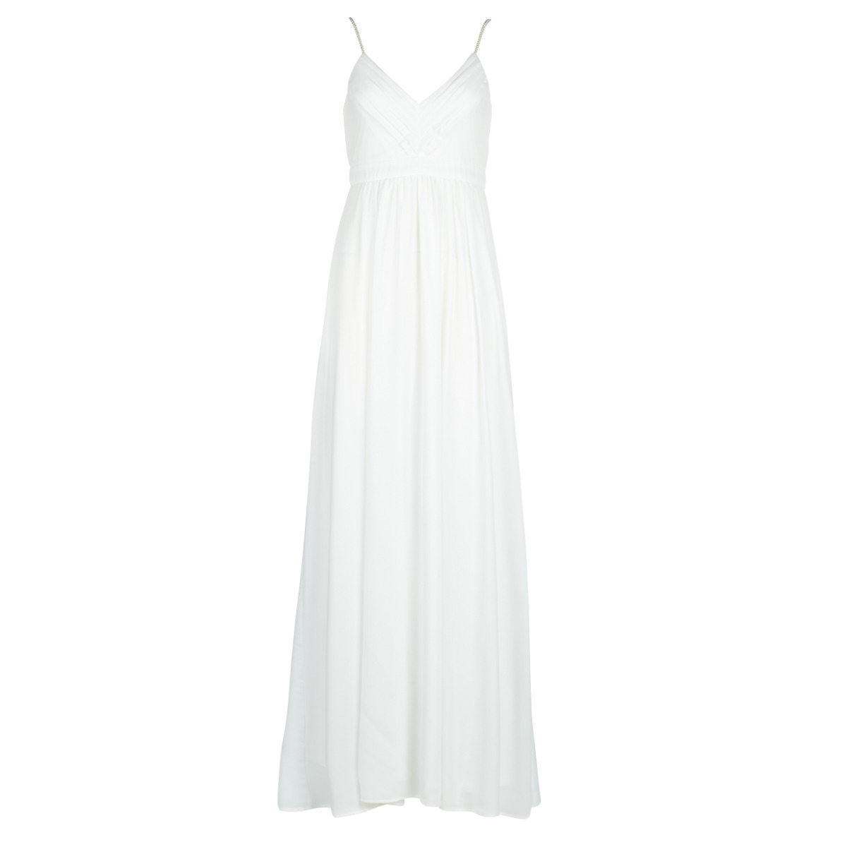 textil Dame Lange kjoler Betty London VICTOIRE Hvid