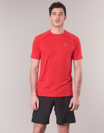 textil Herre T-shirts m. korte ærmer Under Armour TECH 2.0 SS TEE Rød