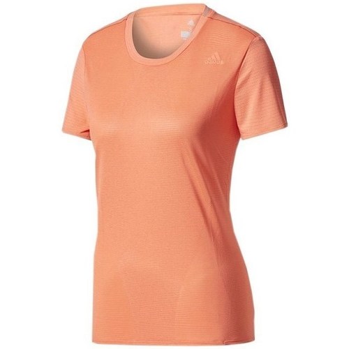 textil Dame T-shirts m. korte ærmer adidas Originals SN SS Tee W Rød, Orange