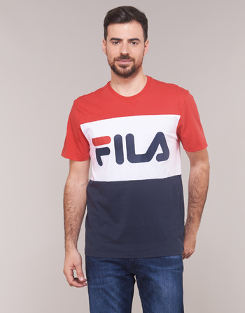 textil Herre T-shirts m. korte ærmer Fila DAY TEE Marineblå / Rød / Hvid