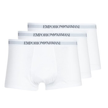 Undertøj Herre Trunks Emporio Armani CC722-PACK DE 3 Hvid