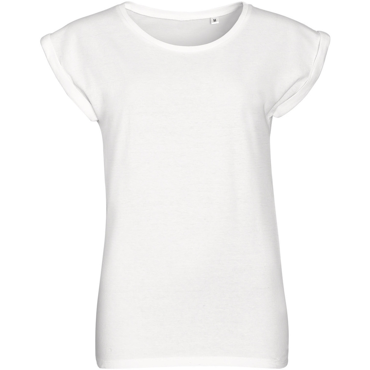 textil Dame T-shirts m. korte ærmer Sols MELBA TROPICAL GIRL Hvid