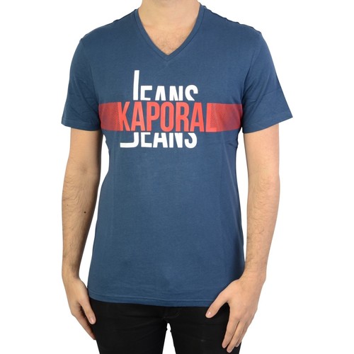 textil Herre T-shirts m. korte ærmer Kaporal 127255 Blå