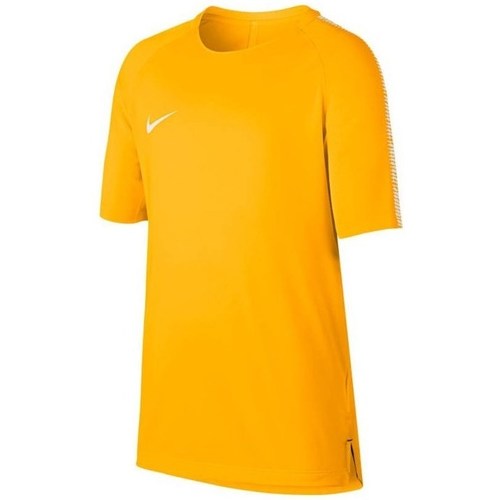 textil Dreng T-shirts m. korte ærmer Nike JR Squad Breathe Top Orange