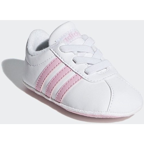 Sko Børn Lave sneakers adidas Originals VL Court 20 Crib Hvid