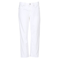 textil Dame Jeans - boyfriend G-Star Raw 3301 MID BOYFRIEND 7/8 Hvid