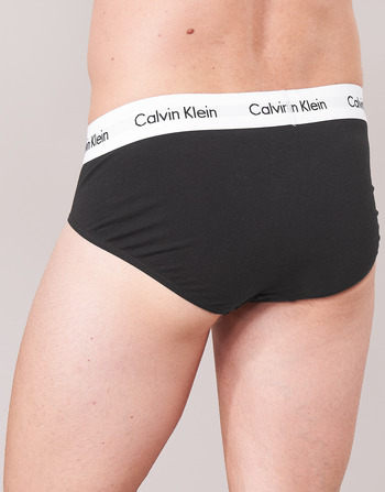 Calvin Klein Jeans COTTON STRECH HIP BREIF X 3 Sort / Hvid / Grå / Marmoreret