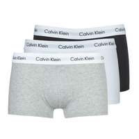 Undertøj Herre Trunks Calvin Klein Jeans COTTON STRECH LOW RISE TRUNK X 3 Sort / Hvid / Grå / Marmoreret