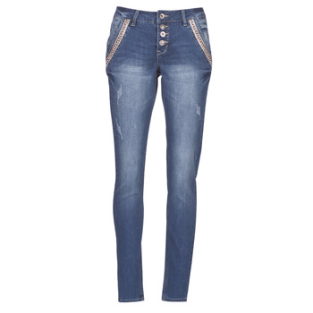 textil Dame Lige jeans Cream DICTE Blå