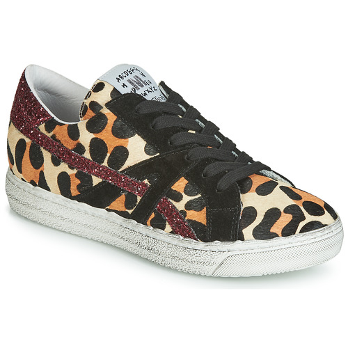 Sko Dame Lave sneakers Meline BORDI Leopard