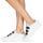 Sko Dame Lave sneakers Meline SCRATCHO Hvid / Glitter