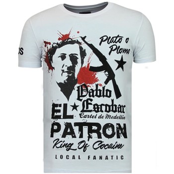 textil Herre T-shirts m. korte ærmer Local Fanatic 65019263 Hvid