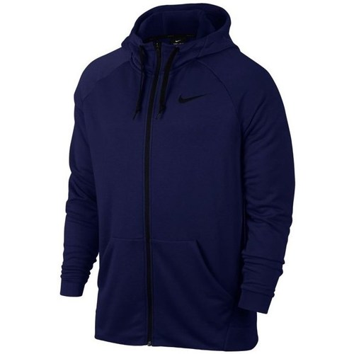 textil Herre Sweatshirts Nike Dry FZ Fleece Hoodie Trening Marineblå