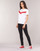 textil Dame Jeans - skinny Levi's 721 HIGH RISE SKINNY Sort