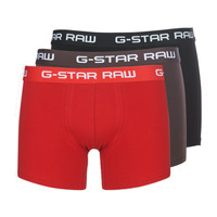 Undertøj Herre Trunks G-Star Raw CLASSIC TRUNK CLR 3 PACK Sort / Rød / Brun