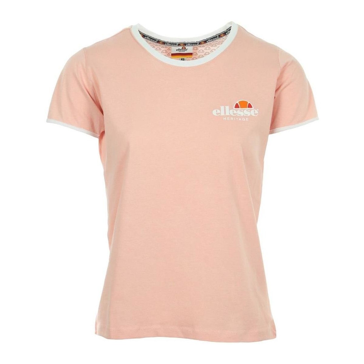 textil Dame T-shirts & poloer Ellesse EH F TMC COL ROND UNI Pink