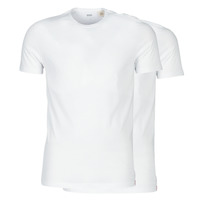 textil Herre T-shirts m. korte ærmer Levi's SLIM 2PK CREWNECK 1 Hvid