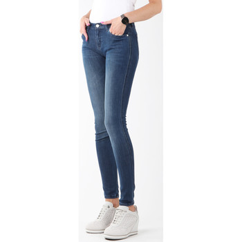 textil Dame Jeans - skinny Wrangler Natural River W29JPV95C Blå