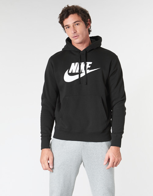 Nike M NSW CLUB HOODIE PO BB Sort - Sweatshirts Herre Kr