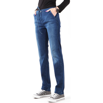 textil Dame Jeans - skinny Wrangler Slouchy Cosy Blue W27CGM82G Blå