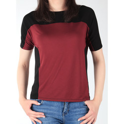 textil Dame T-shirts m. korte ærmer Lee Color Block T L40XJMLL black, burgundy