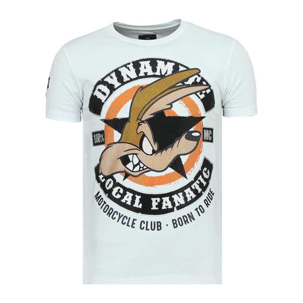 textil Herre T-shirts m. korte ærmer Local Fanatic 94432888 Hvid