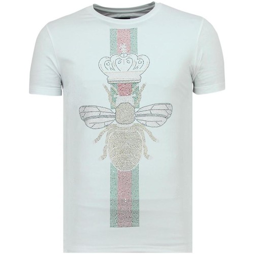 textil Herre T-shirts m. korte ærmer Local Fanatic 94438579 Hvid