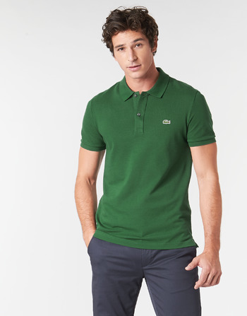textil Herre Polo-t-shirts m. korte ærmer Lacoste PH4012 SLIM Grøn