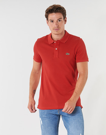 textil Herre Polo-t-shirts m. korte ærmer Lacoste PH4012 SLIM Rød