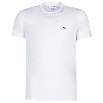 textil Herre T-shirts m. korte ærmer Lacoste TH6709 Hvid