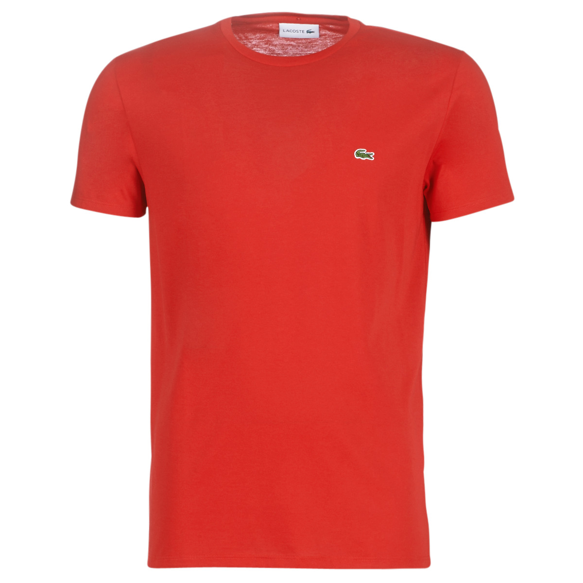 textil Herre T-shirts m. korte ærmer Lacoste TH6709 Rød