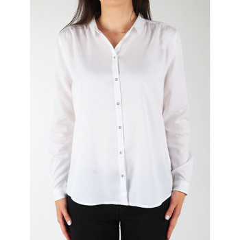 textil Dame Skjorter / Skjortebluser Wrangler L/S Relaxed Shirt W5190BD12 Hvid