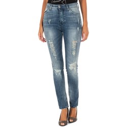 textil Dame Lige jeans Met 10DB50280-D995-6054 Blå