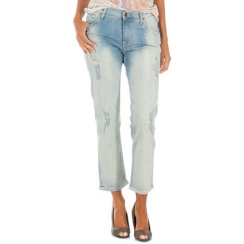 textil Dame Lige jeans Met 10DBF0231-D505-1833 Blå