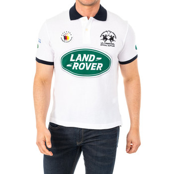 textil Herre Polo-t-shirts m. korte ærmer La Martina 2MPD19-00001 Hvid