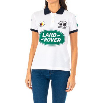 textil Dame Polo-t-shirts m. korte ærmer La Martina 2WP163-00001 Hvid