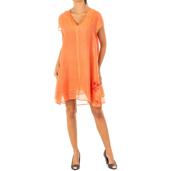 textil Dame Kjoler La Martina HWD007-06057 Orange