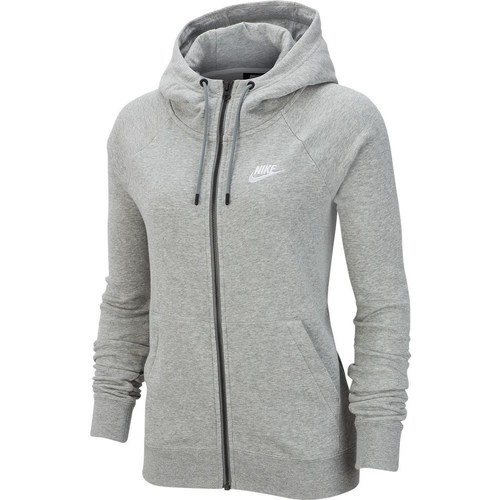 textil Dame Sweatshirts Nike Wmns Essential FZ Fleece Grå