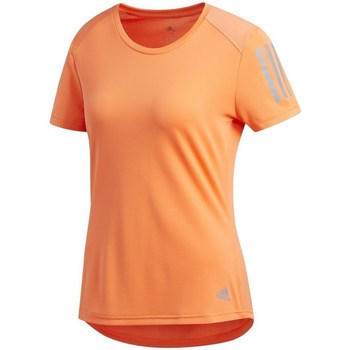 textil Dame T-shirts m. korte ærmer adidas Originals Own The Run Tee Orange